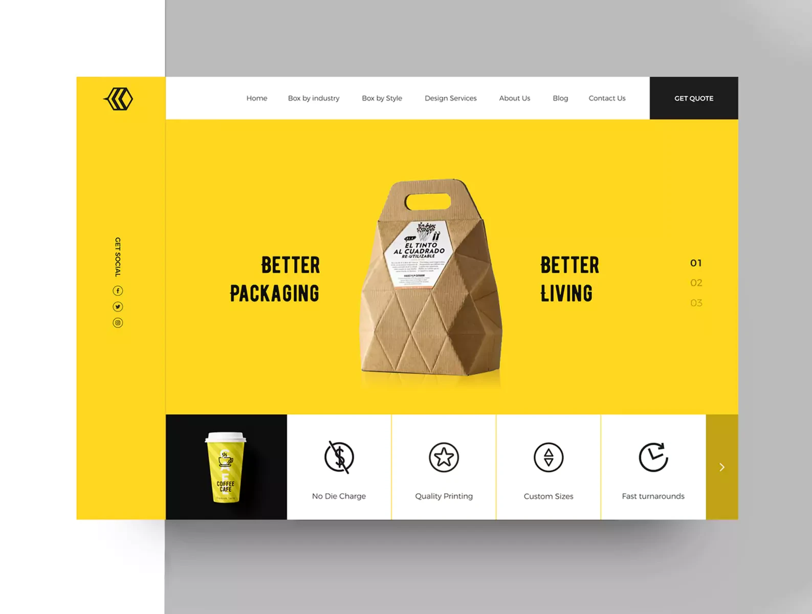Packaging Bee Hero Header