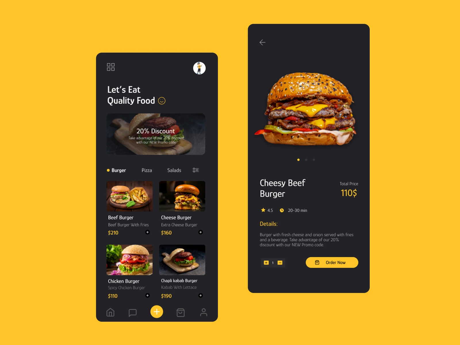 Online Food Order App Design v2