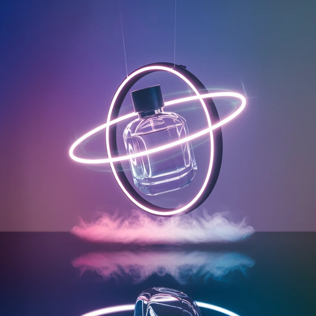 Glowing Orb Perfume Bottle