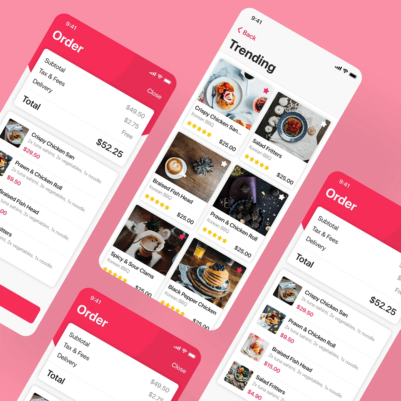 Food App UI Design