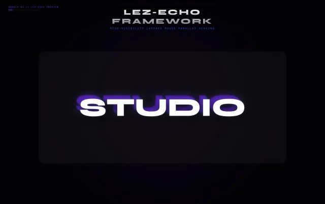 LEZ Echo Framework