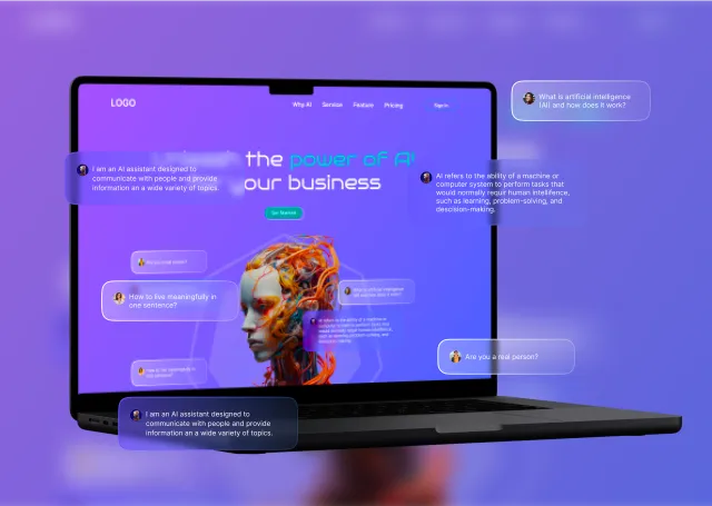 AI Website UI UX Design