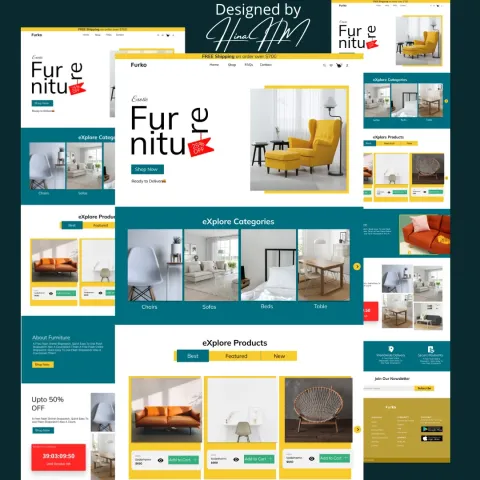 Furniture Website Design