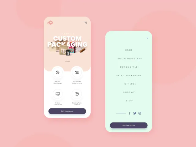 Plus Printers App Ui