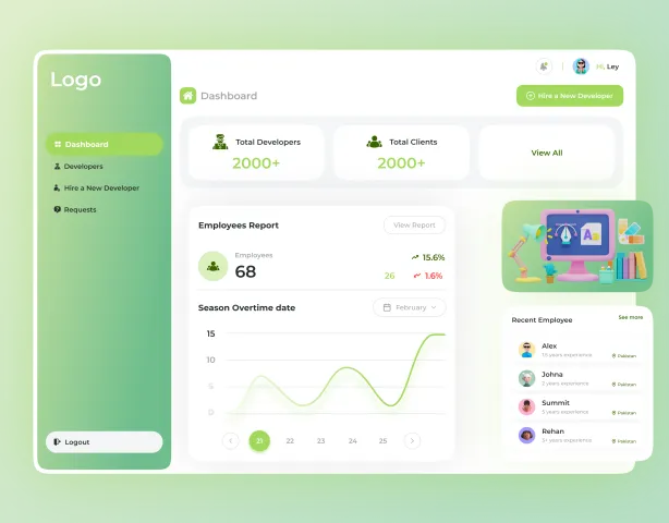 Freelancer Portal Dashboard