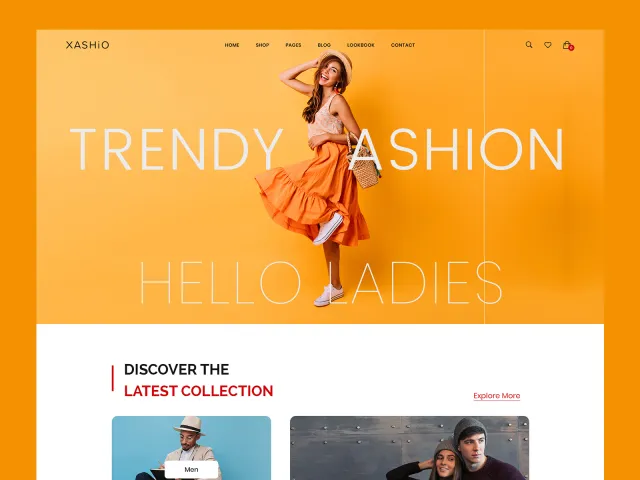 XASHIO Website Design — UI / UX Design — Figma
