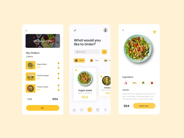 Online Food Order App Design — Figma