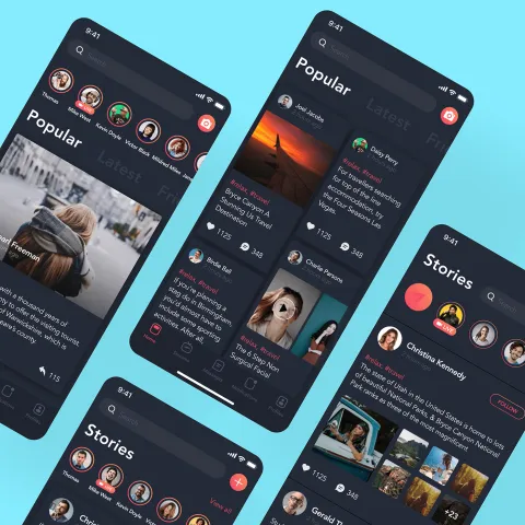 Zingo Social UI Kit - Social App