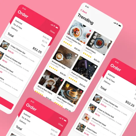 Food App UI Design