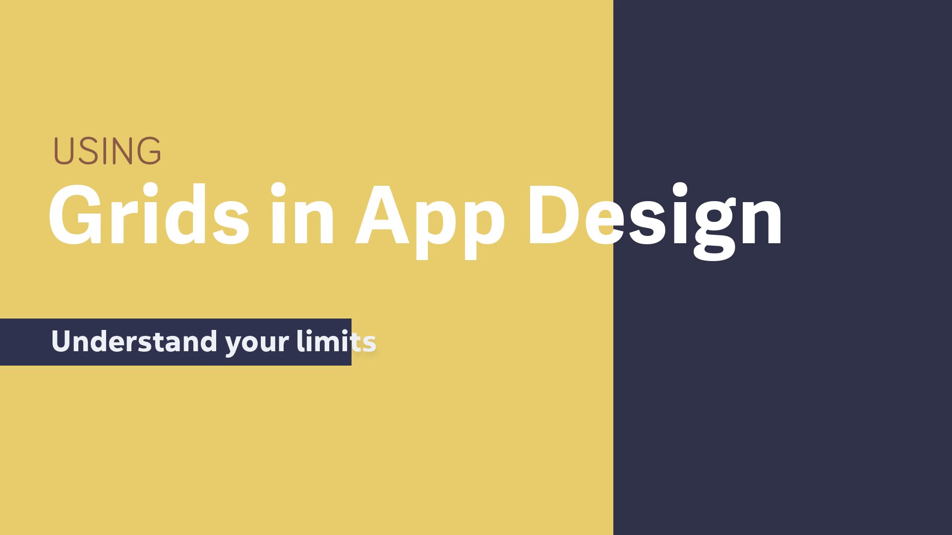 All About Using Grids in App Design