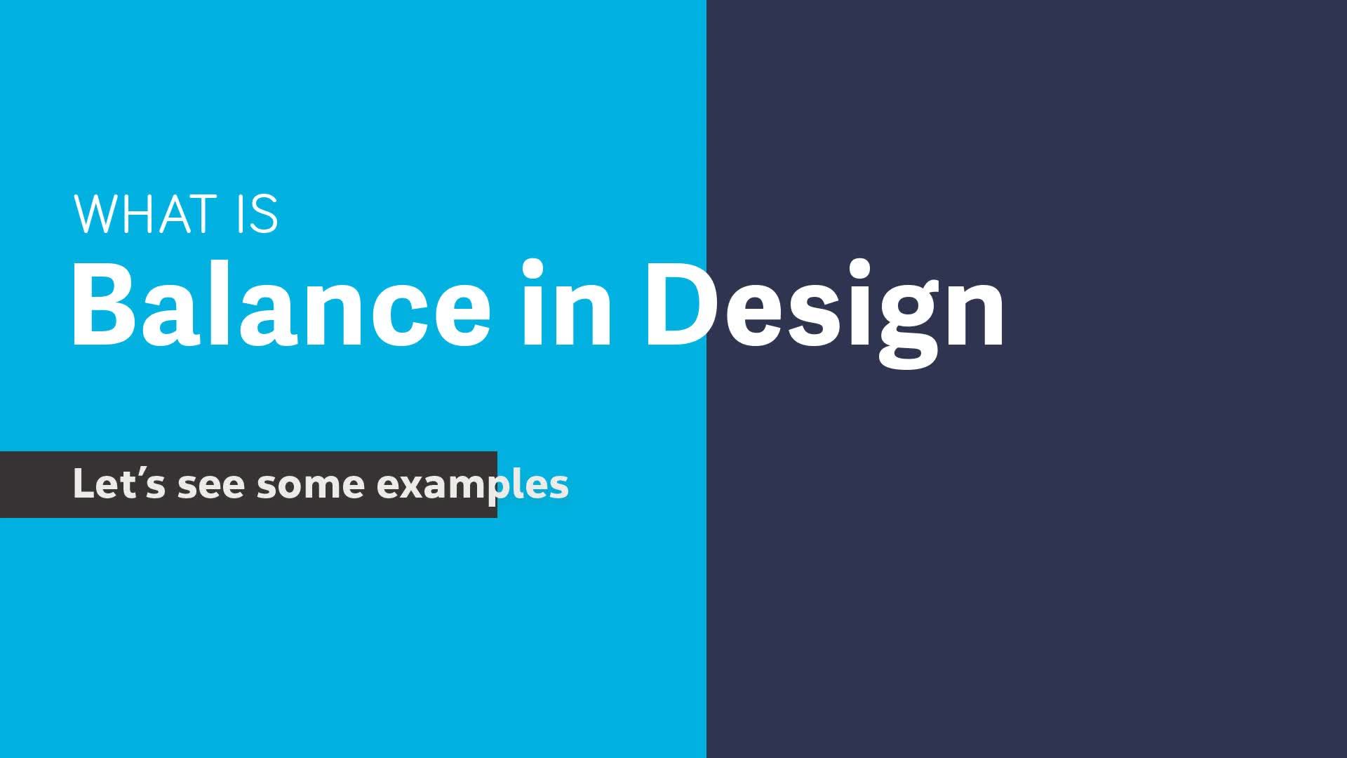 Balance in Design